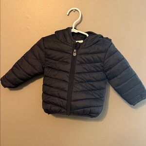 Kids Navy Puffer Jacket